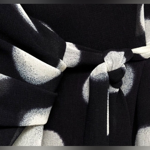 Mango Black/White Polka Dot Wrap Dress:
Size 6 - Picture 5 of 7